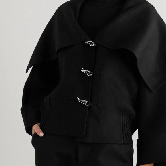 Toteme Jackets & Blazers - Toteme Cropped Double Clasp Jacket